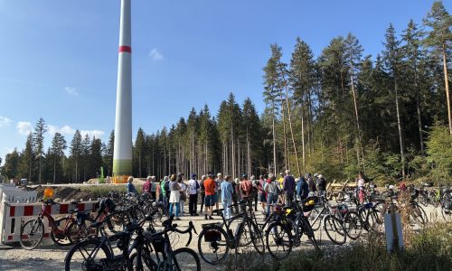 Am 4. Oktober 2026 gab es eine Radtour zum Bürgerenergieprojekt Windkraft Forstenrieder Park.